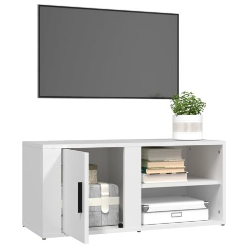 TV Cabinets 2pcs White 80x31.5x36cm Engineered Wood - Image 5