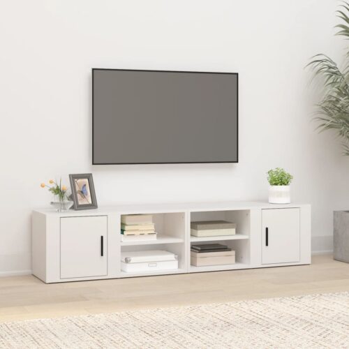 TV Cabinets 2pcs White 80x31.5x36cm Engineered Wood - Image 12