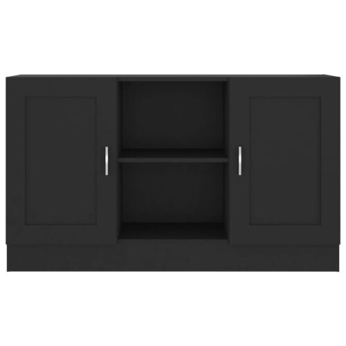 Sideboard Black 120x30.5x70cm Engineered Wood - Image 6