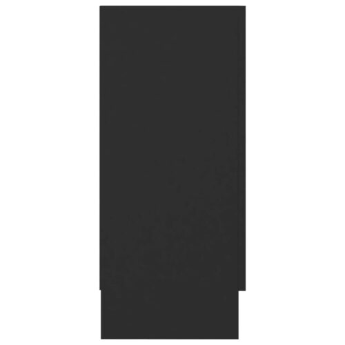 Sideboard Black 120x30.5x70cm Engineered Wood - Image 7