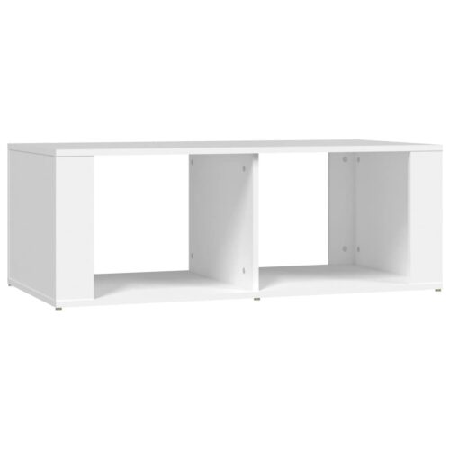 Coffee Table White 100x50x36cm Engineered Wood - Image 2