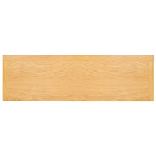Console Table 83x30x73cm Solid Oak Wood - Image 5