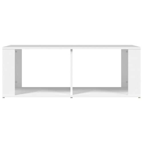 Coffee Table White 100x50x36cm Engineered Wood - Image 5