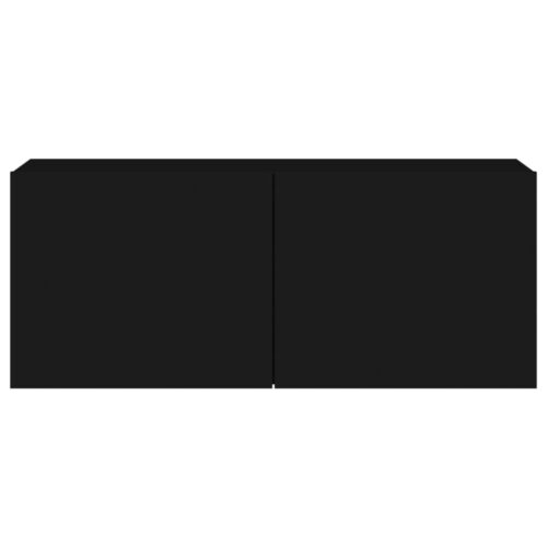 TV Cabinet Wall-mounted Black 100x30x41cm - Image 6