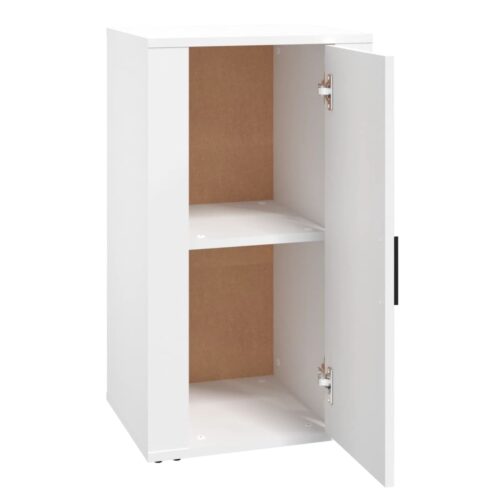 Sideboard White 40x33x70cm Engineered Wood - Image 4