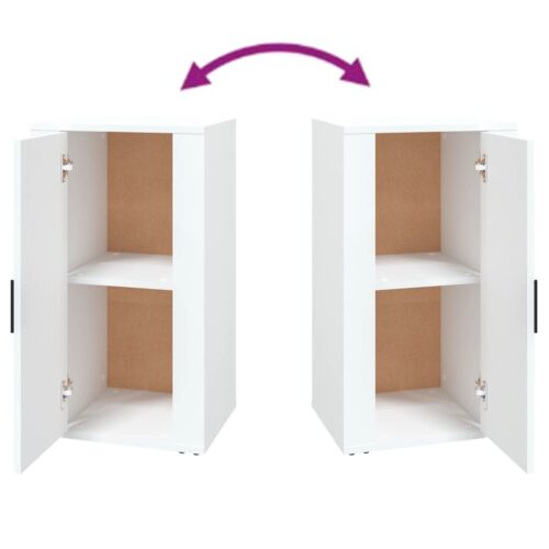 Sideboard White 40x33x70cm Engineered Wood - Image 6
