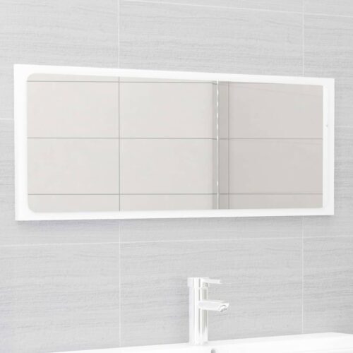 Bathroom Furniture Set White Engineered Wood - Image 6