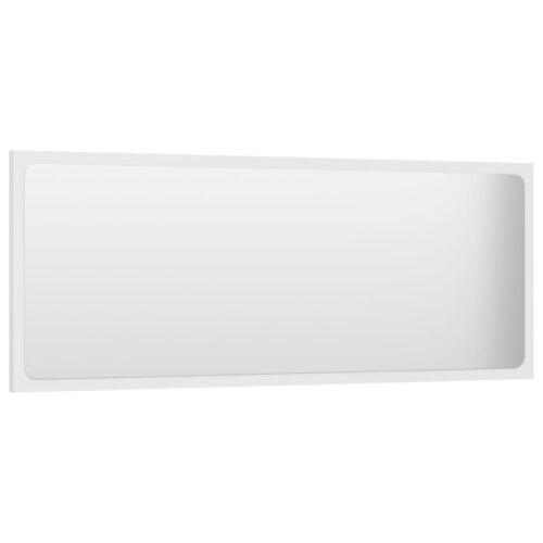 Bathroom Furniture Set White Engineered Wood - Image 7