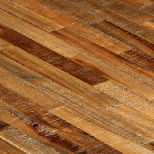 Dining Table Reclaimed Teak Steel 180x90x76cm - Image 4