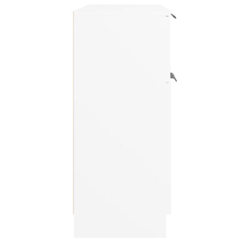 Sideboard White 60x30x70cm Engineered Wood - Image 6