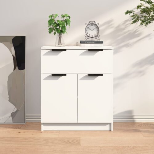 Sideboard White 60x30x70cm Engineered Wood - Image 10