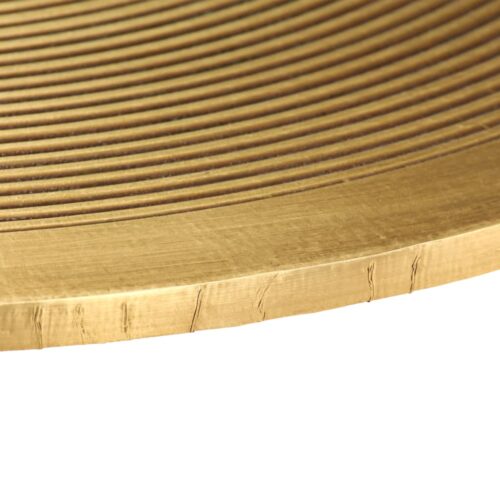 Table Set 2 Pieces Brass-covered MDF - Image 3