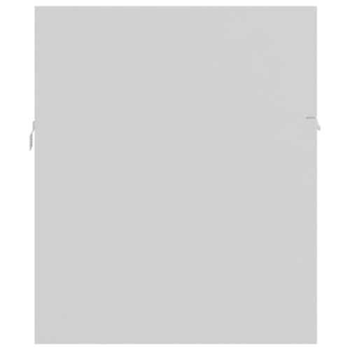 2-Piece Bathroom Furniture Set White Engineered Wood - Image 10