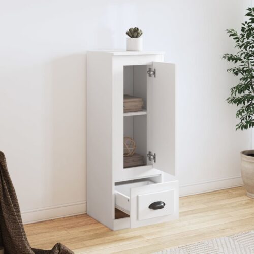 Highboard White 36x35.5x103.5cm Engineered Wood - Image 3