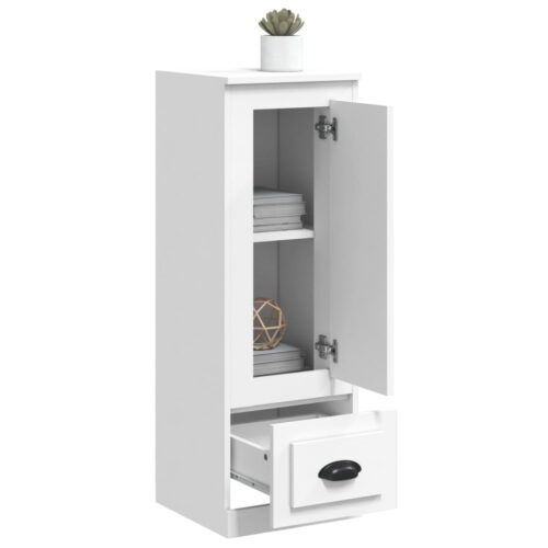 Highboard White 36x35.5x103.5cm Engineered Wood - Image 4