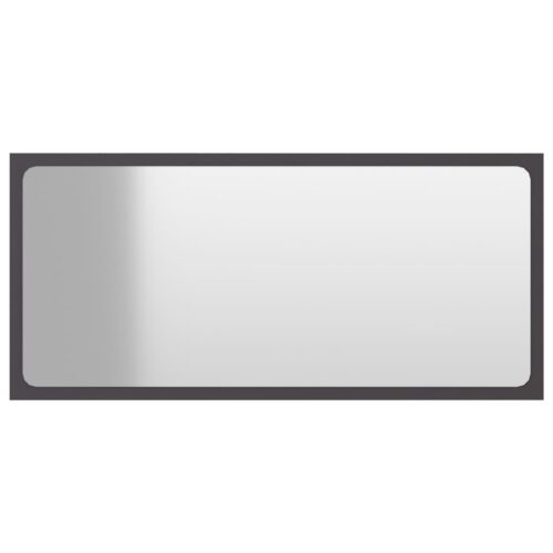 2-Piece Bathroom Furniture Set Grey Engineered Wood - Image 7