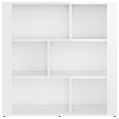 Sideboard High Gloss White 80x30x80cm Engineered Wood - Image 5