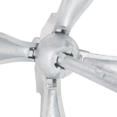 Folding Anchor with Rope Silver 4 kg Malleable Iron - Image 7