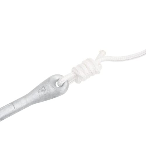 Folding Anchor with Rope Silver 4 kg Malleable Iron - Image 8