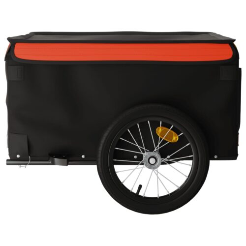 Bike Trailer Black Orange 45 kg Iron - Image 6