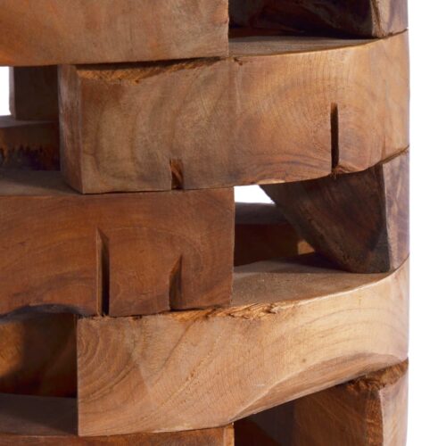 Beside Cabinet 30x30x45cm Solid Teak Wood - Image 4