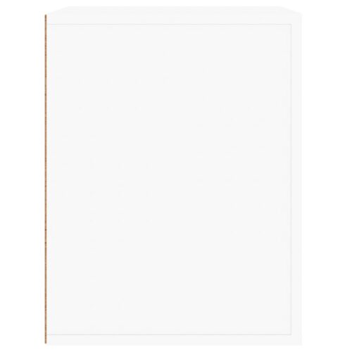 Wall-mounted Bedside Cabinet White 50x36x47cm - Image 7
