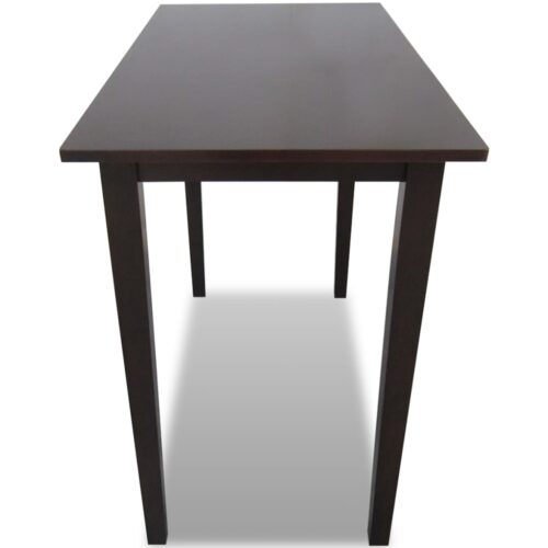 Wooden Bar Table Brown - Image 3