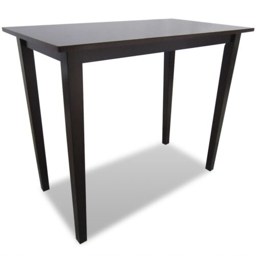 Wooden Bar Table Brown - Image 5