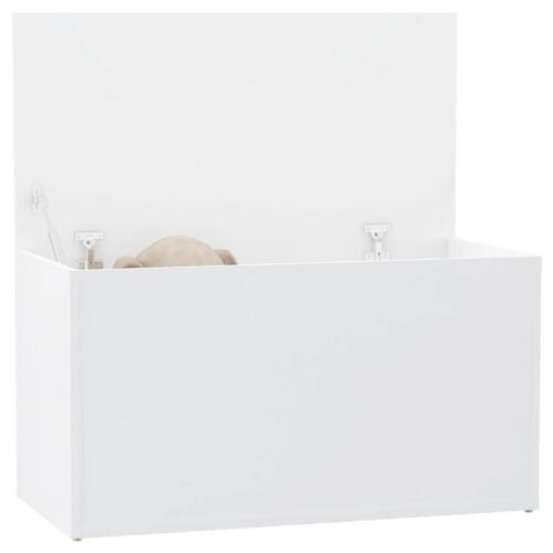 Wooden Storage Ottoman Bed End Blanket Box Stool Chest Bench Seat Table White - Image 3