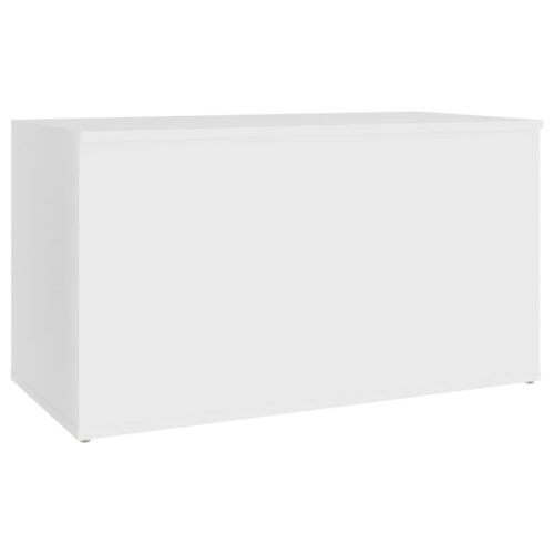Wooden Storage Ottoman Bed End Blanket Box Stool Chest Bench Seat Table White - Image 5