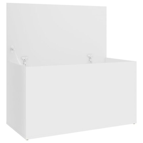 Wooden Storage Ottoman Bed End Blanket Box Stool Chest Bench Seat Table White - Image 8