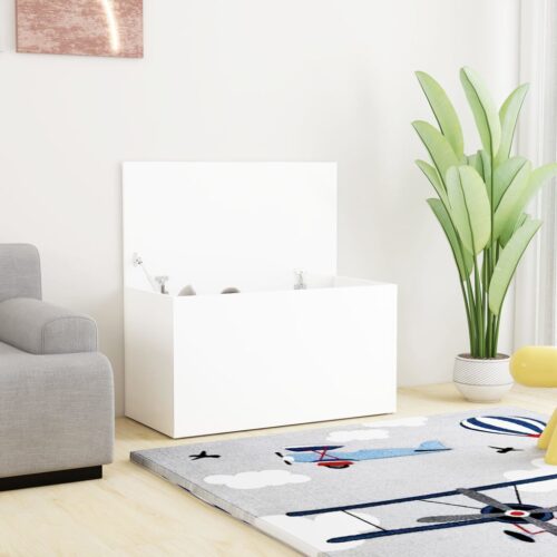 Wooden Storage Ottoman Bed End Blanket Box Stool Chest Bench Seat Table White - Image 10