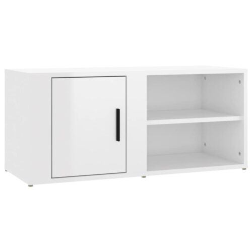 TV Cabinets 2pcs High Gloss White 80x31.5x36cm Engineered Wood - Image 6