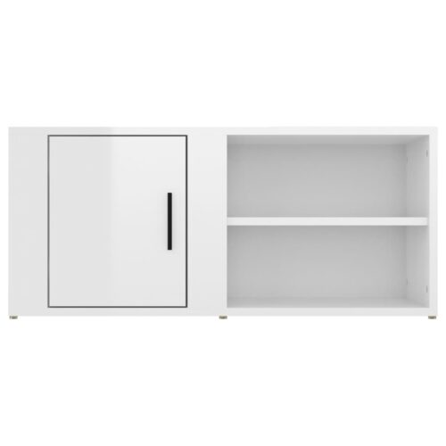 TV Cabinets 2pcs High Gloss White 80x31.5x36cm Engineered Wood - Image 7