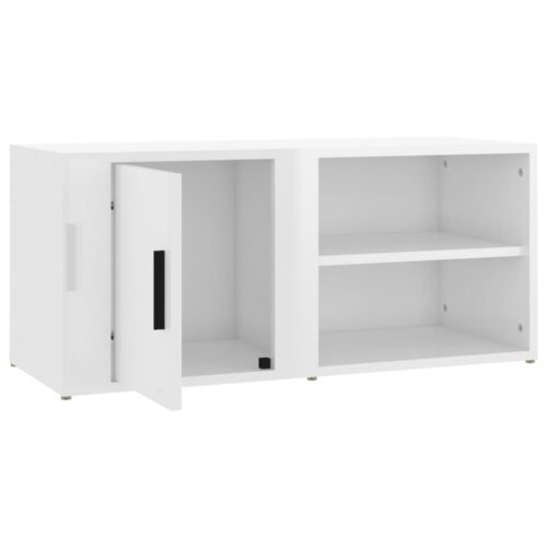 TV Cabinets 2pcs High Gloss White 80x31.5x36cm Engineered Wood - Image 9