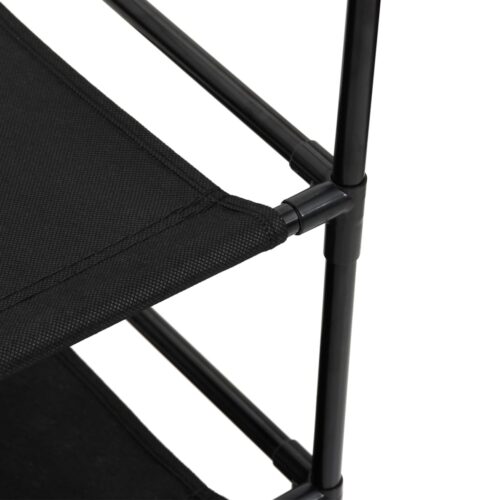 Storage Cabinet with 6 Drawers 55x29x55cm Black Steel - Image 7