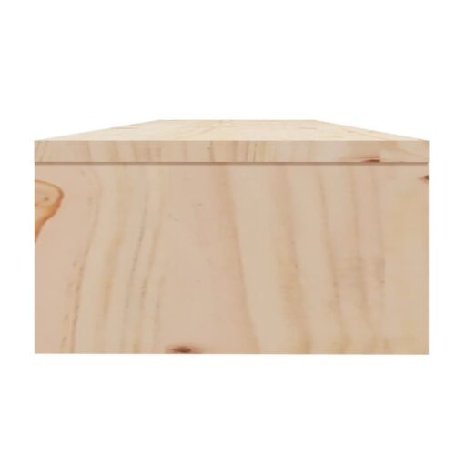 Monitor Stand 100x24x13cm Solid Wood Pine - Image 6