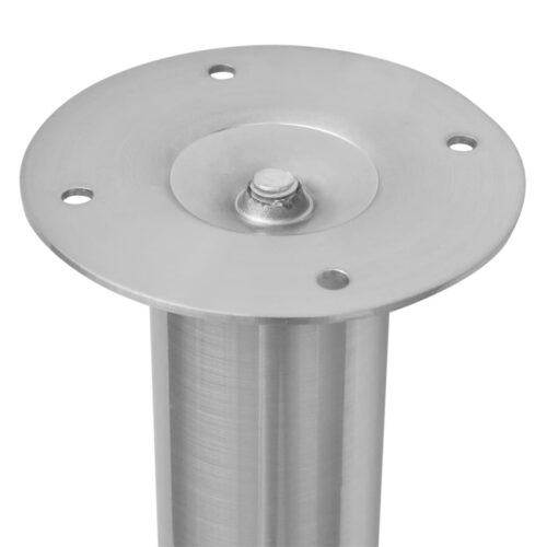 2pcs Telescopic Table Legs Brushed Nickel 710mm-1100mm - Image 3
