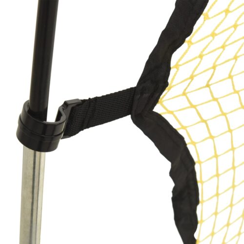 Football Rebounder Net Black Yellow 183x85x120cm Polyester - Image 7