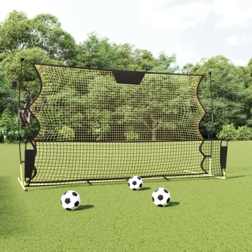 Football Rebounder Net Black Yellow 183x85x120cm Polyester - Image 11