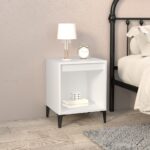 Bedside Cabinet White 40x35x50cm