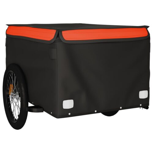 Bike Trailer Black Orange 45 kg Iron - Image 4