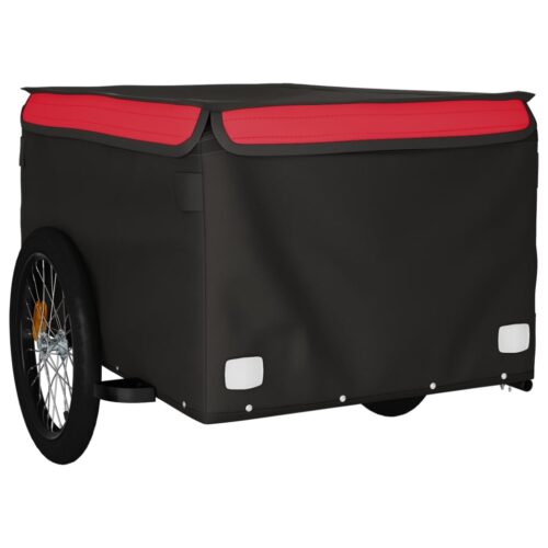 Bike Trailer Black Red 45 kg Iron - Image 4