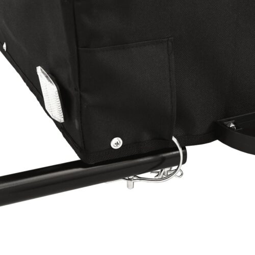 Bike Trailer Black Red 45 kg Iron - Image 11