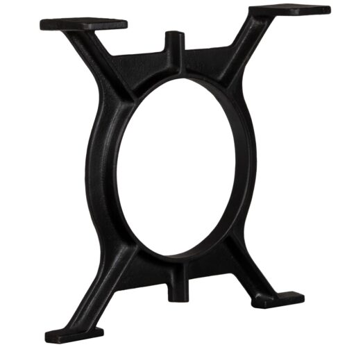 2pcs Coffee Table Legs O-Frame Cast Iron - Image 2