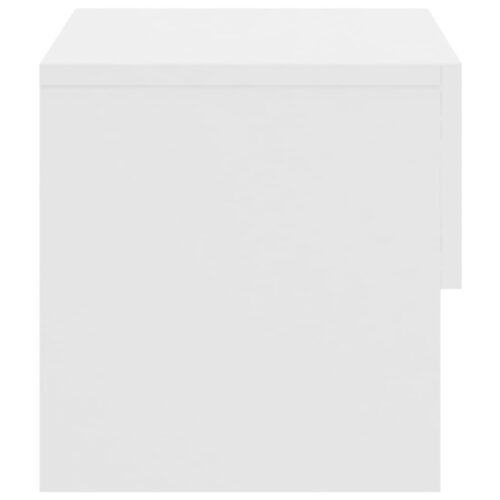 Wall-mounted Bedside Cabinets 2pcs White - Image 7