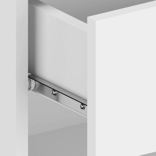 Wall-mounted Bedside Cabinets 2pcs White - Image 8