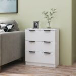 Sideboard White 60x30x70cm Engineered Wood
