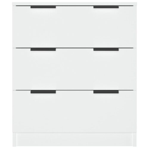 Sideboard White 60x30x70cm Engineered Wood - Image 5