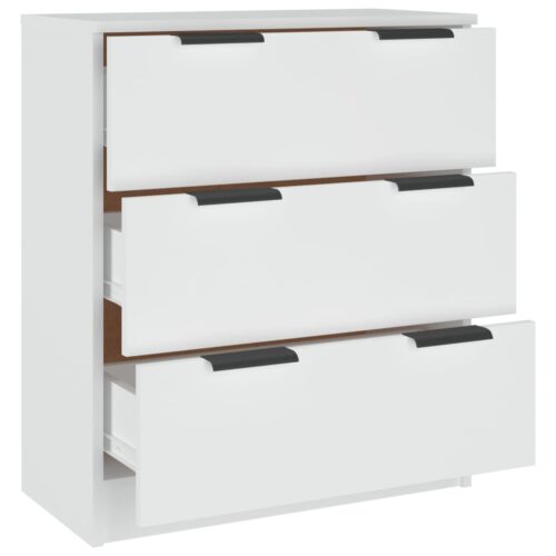 Sideboard White 60x30x70cm Engineered Wood - Image 7
